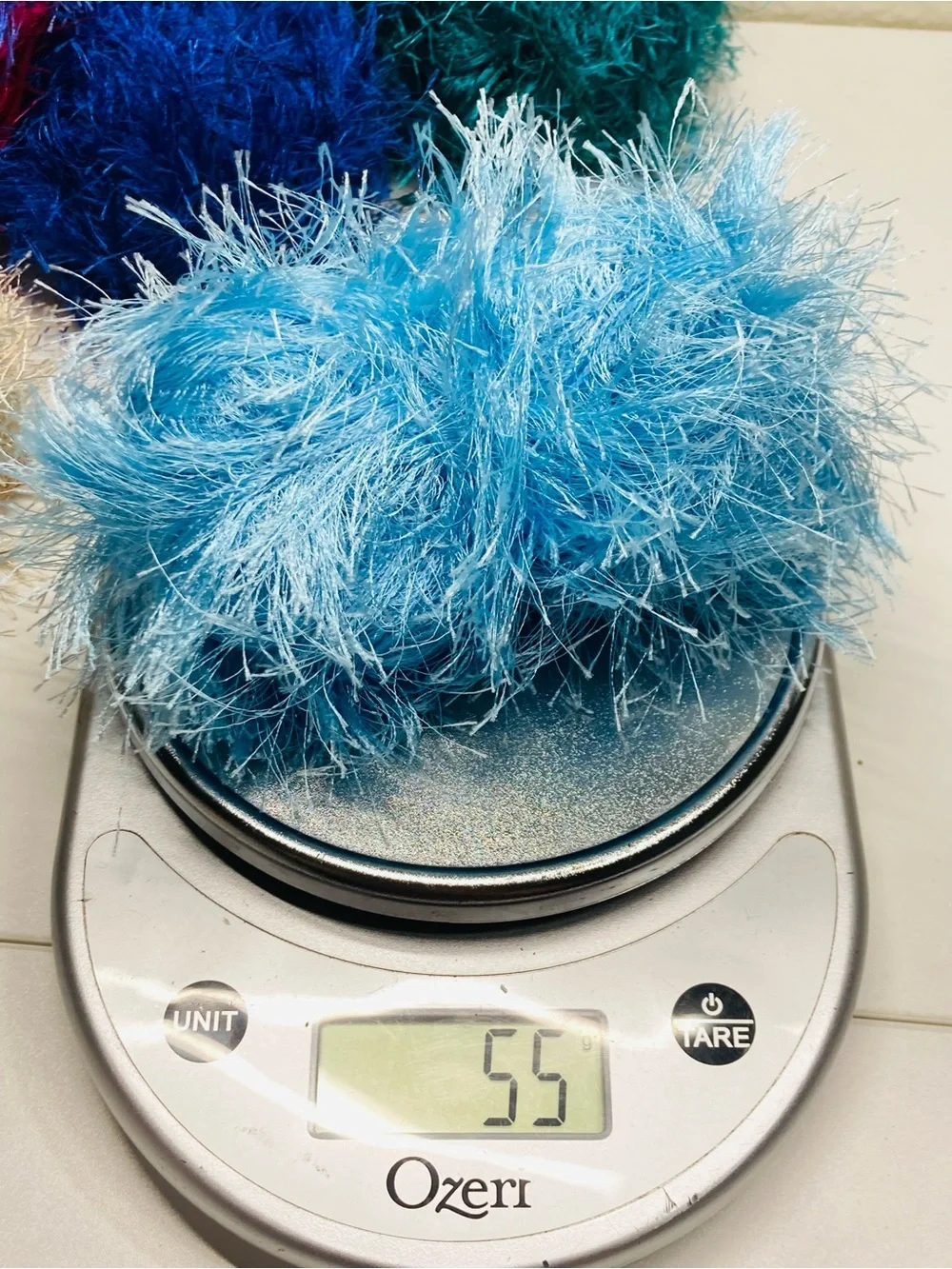394 g / 13.4 oz Untagged Fun Fur Multicolor Eyelash Yarn Bundle